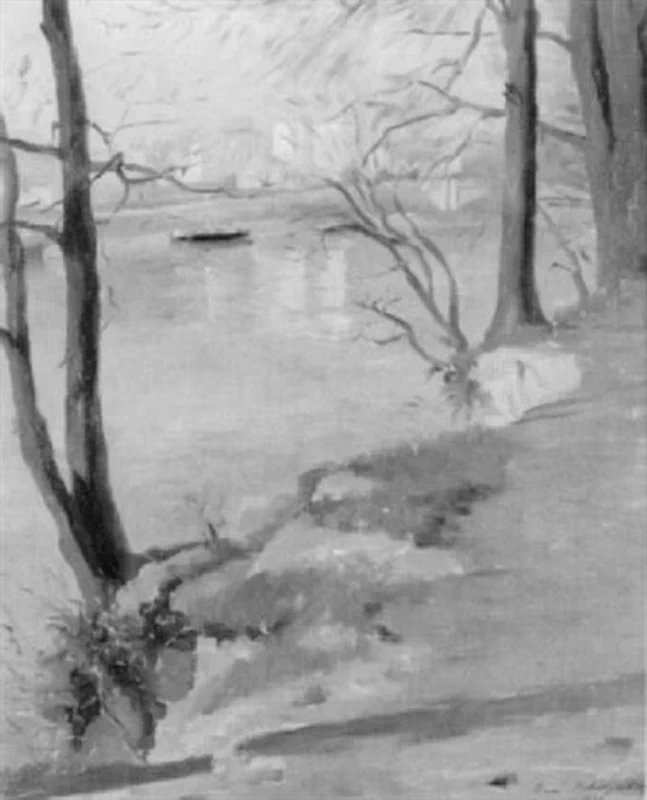 René Schützenberger - Sponda autunnale della Senna, 1899, 1899